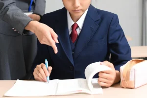 学習する学生