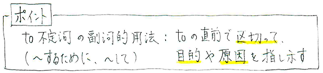 To不定詞 英語イメージリンク To不定詞 英語イメージリンク